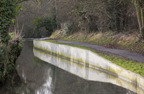 photograph of a canal and pathway in the countryside